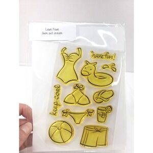 Scrapbooking Stamp Set Lawn Fawn Clear Stamps 4″X6″  Have Fun!